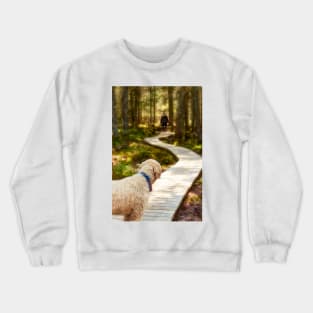 Dogs On The Trail 3 Crewneck Sweatshirt